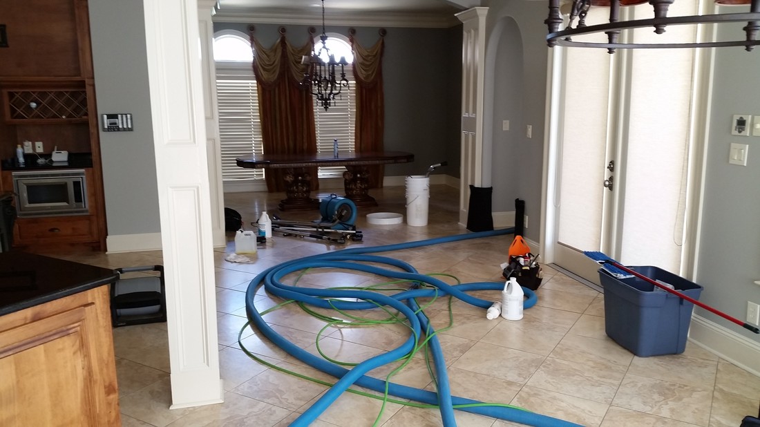Picture of some of the equipment used by Absolutely Kleen to clean tile and grout